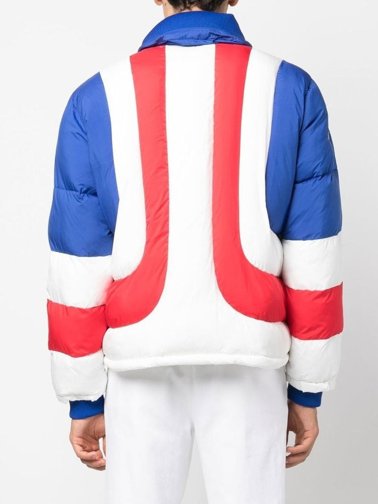 White Air Colourblock Puffer Jacket