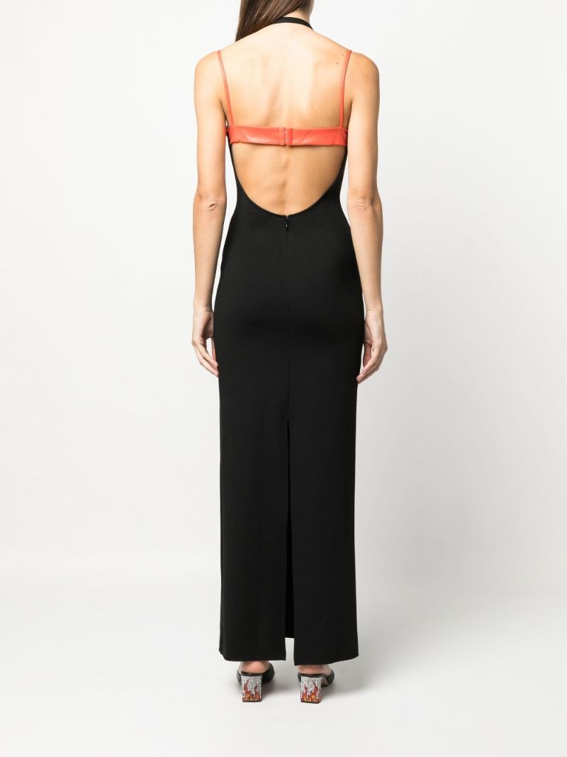 Black Sleeveless Midi Dress