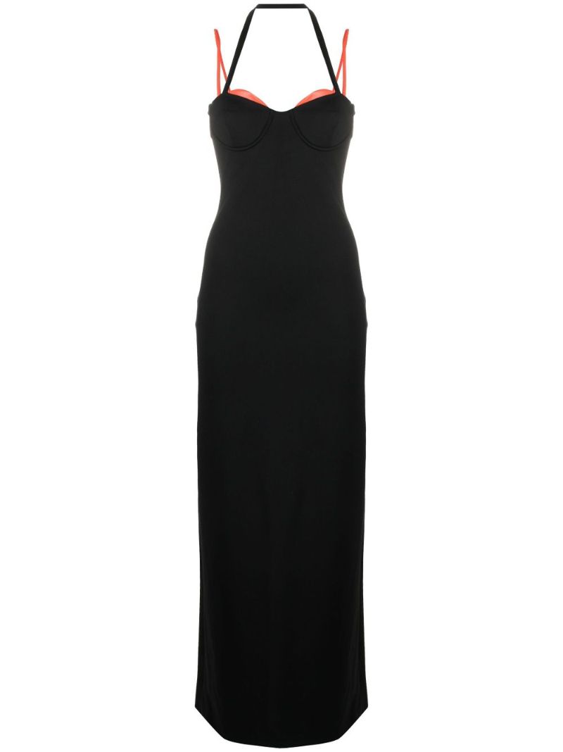 Black Sleeveless Midi Dress