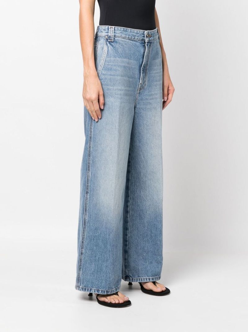 Blue Ian Extra Wide-leg Jeans