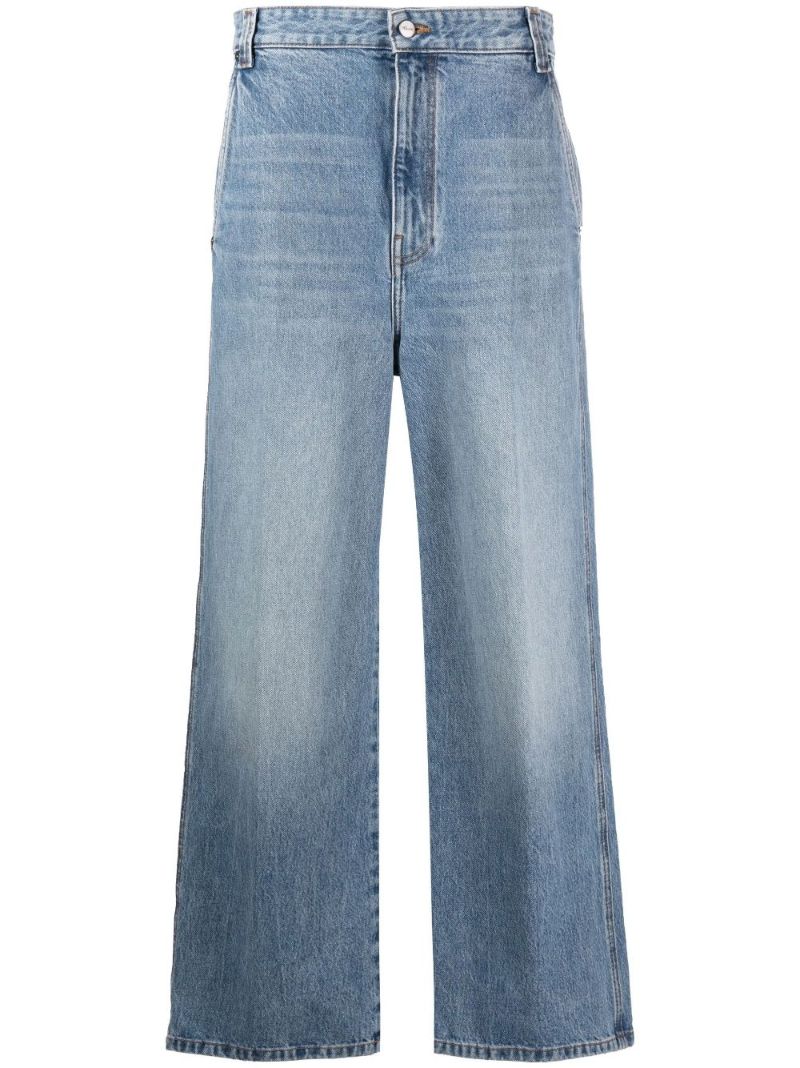 Blue Ian Extra Wide-leg Jeans