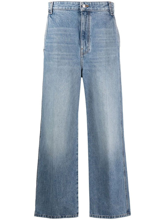 Blue Ian Extra Wide-leg Jeans