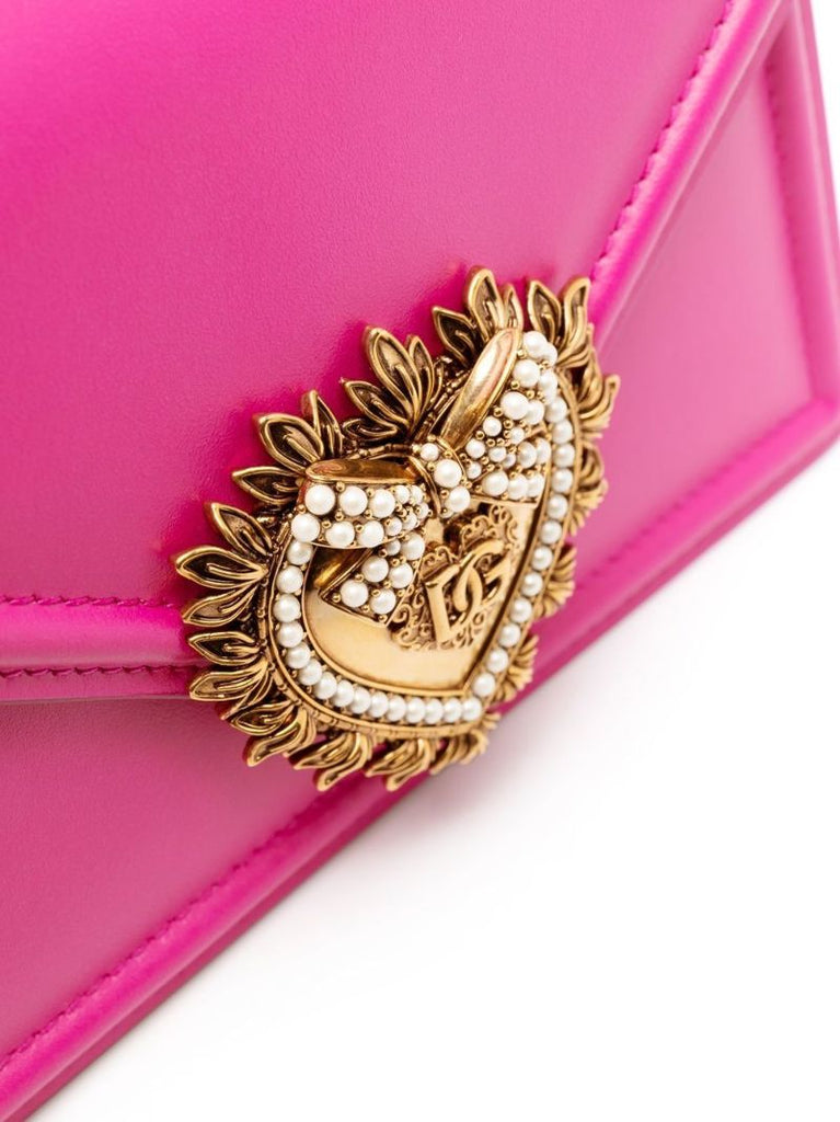 Pink Devotion Small Leather Top-handle Bag