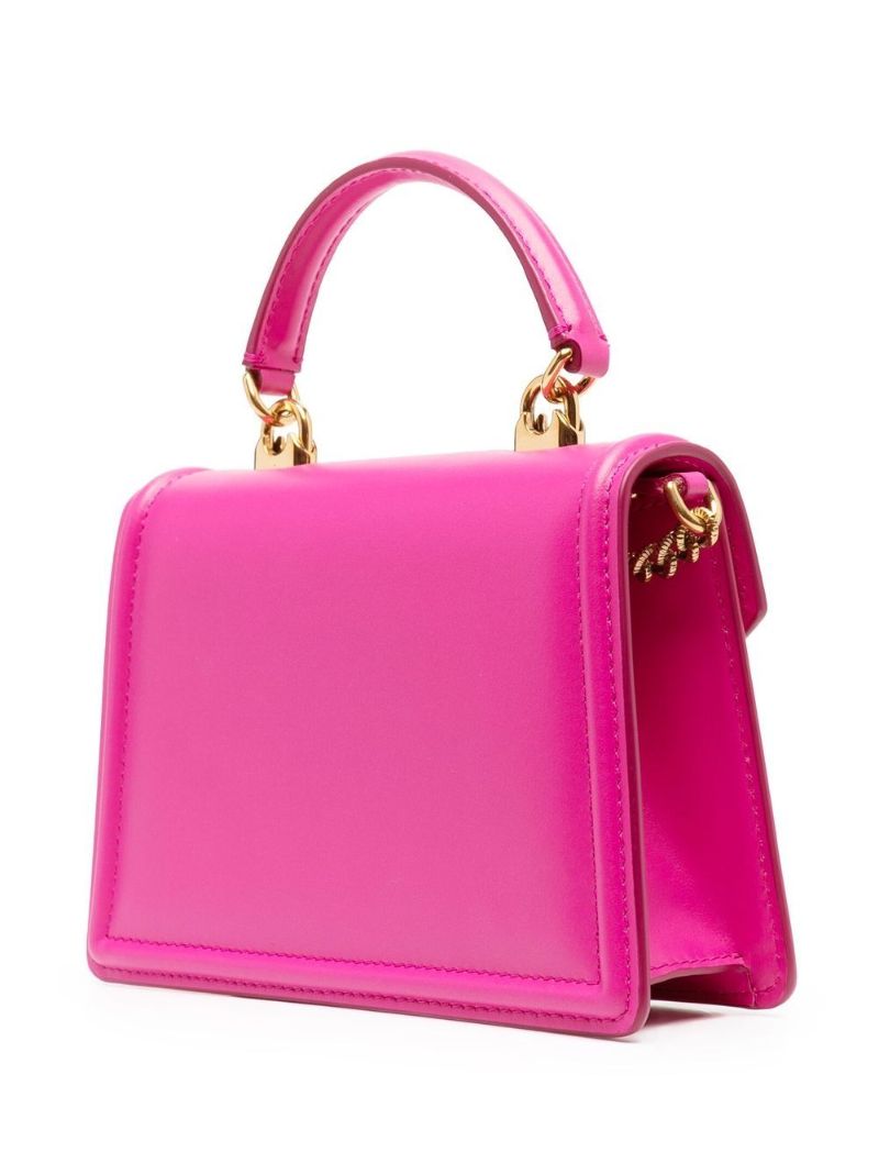Pink Devotion Small Leather Top-handle Bag
