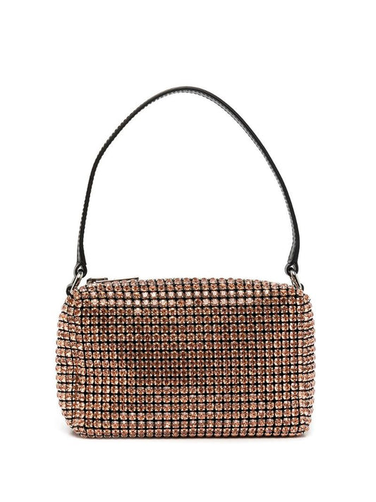 Brown Heiress Medium Crystal Mini Bag