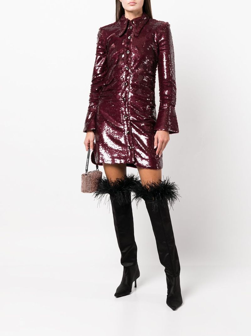 Brown Heiress Medium Crystal Mini Bag