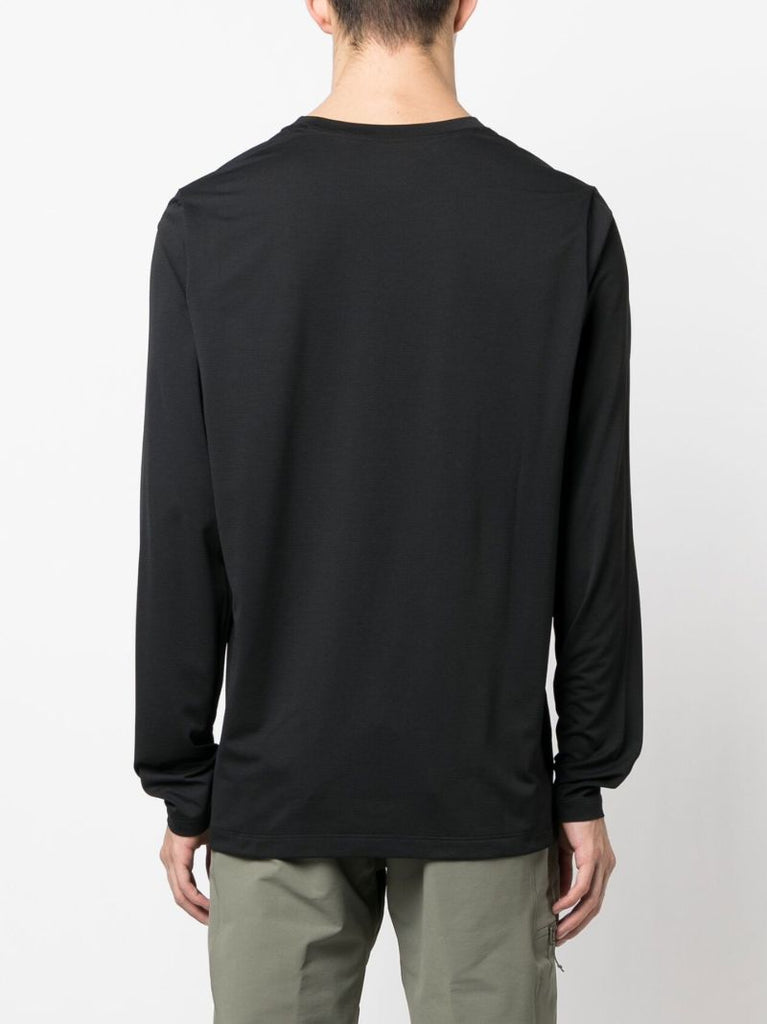 Black Cormac Long-sleeve Top
