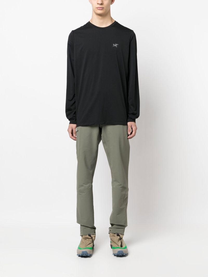 Black Cormac Long-sleeve Top