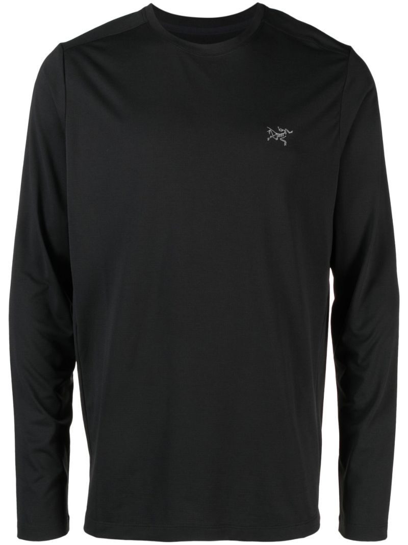 Black Cormac Long-sleeve Top