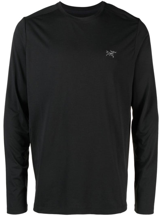 Black Cormac Long-sleeve Top