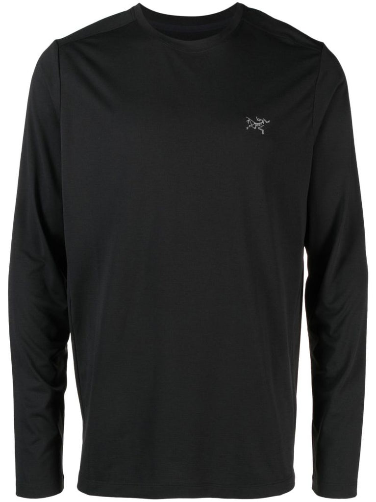 Black Cormac Long-sleeve Top