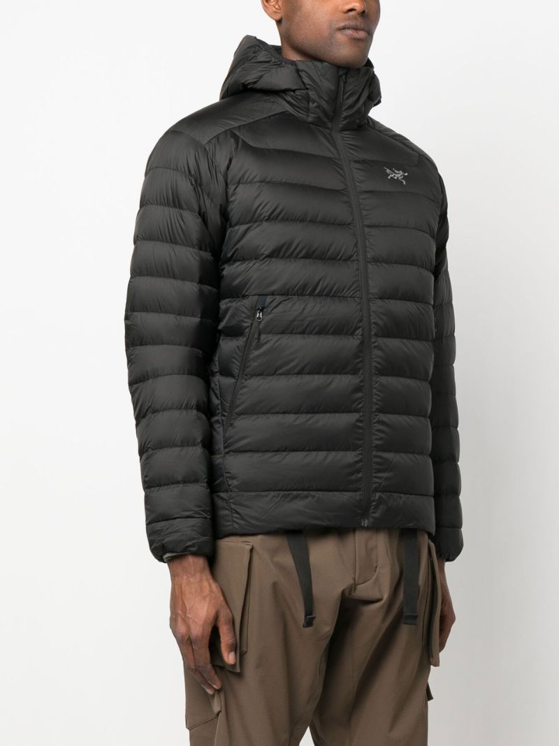 Black Cerium Hooded Jacket