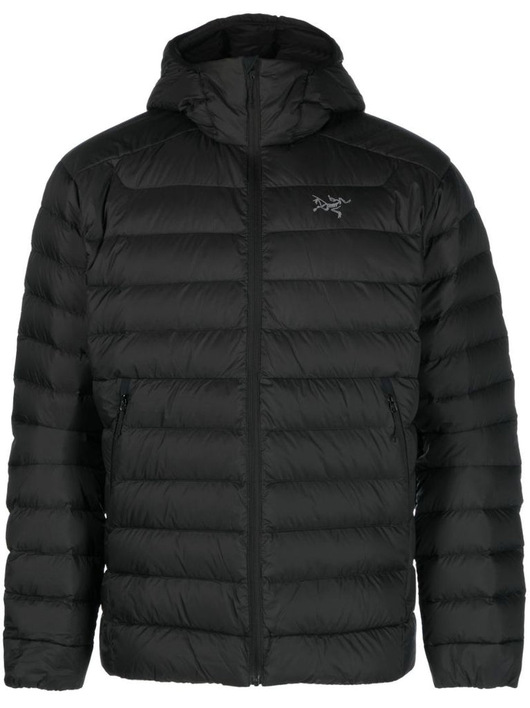 Black Cerium Hooded Jacket