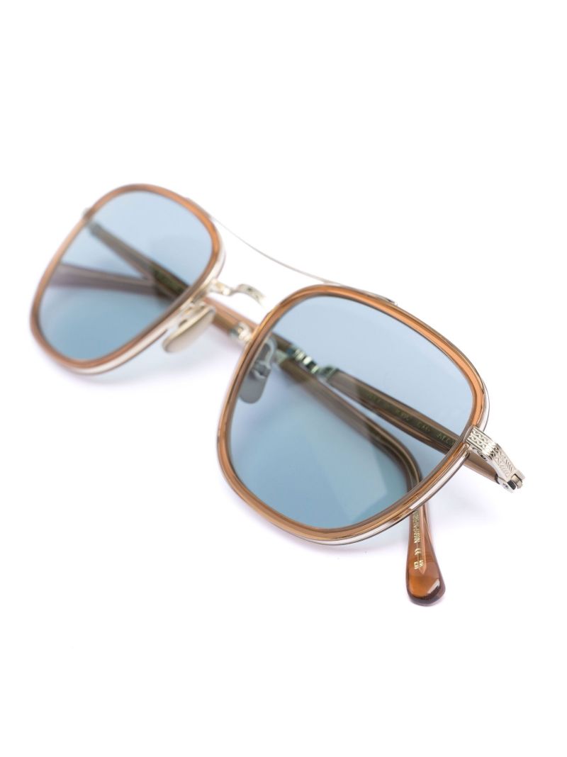 Brown Square Frame Sunglasses