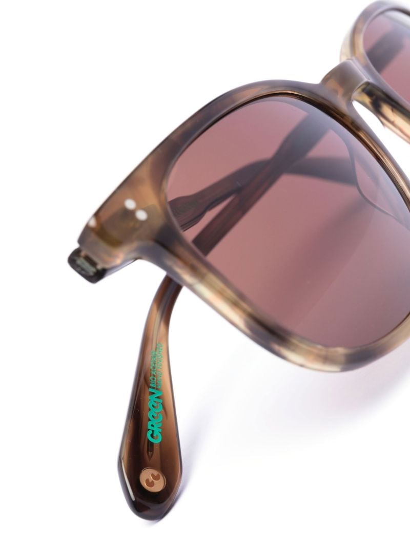 Brown Bentley Rectangle Sunglasses