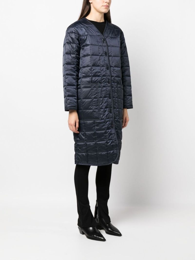 Navy Andy Quilted Coat