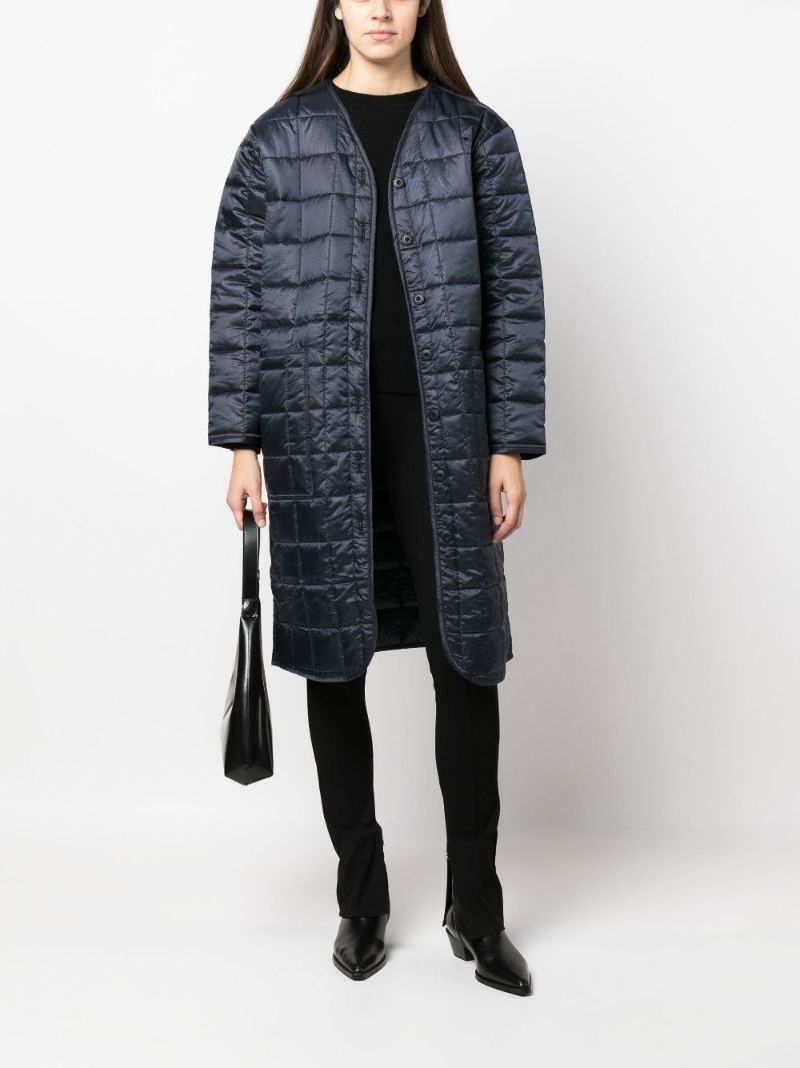 Navy Andy Quilted Coat