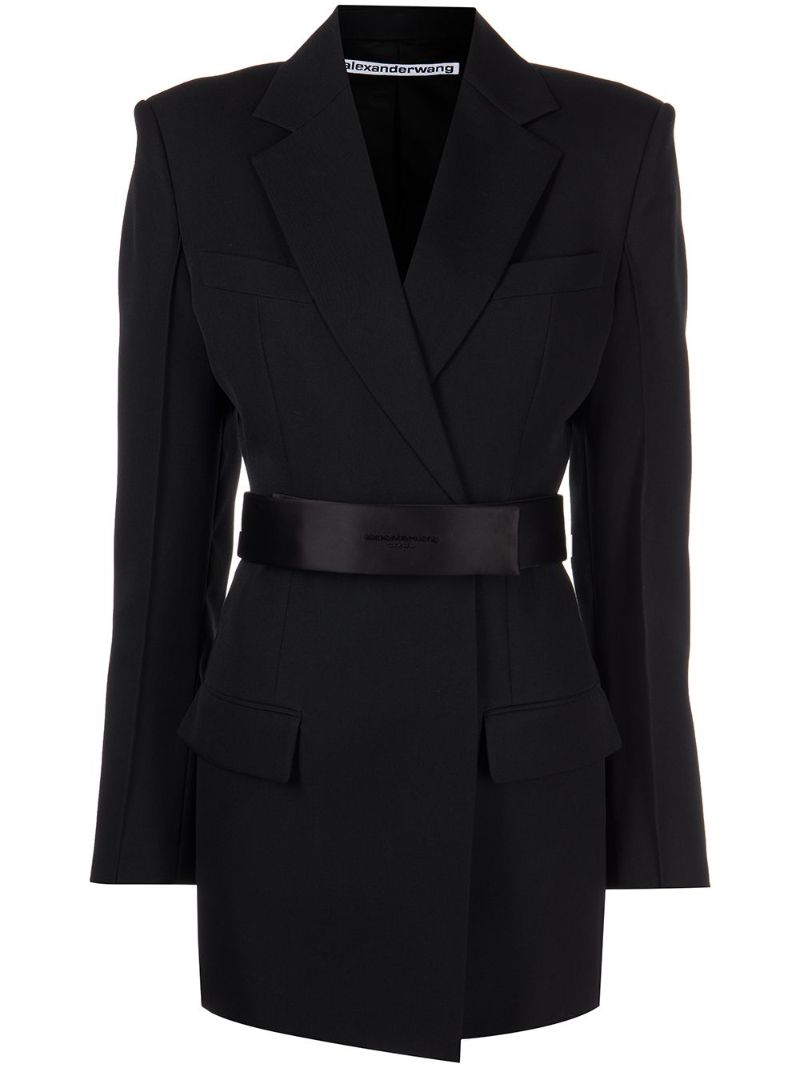 Black Tailored Blazer Dress