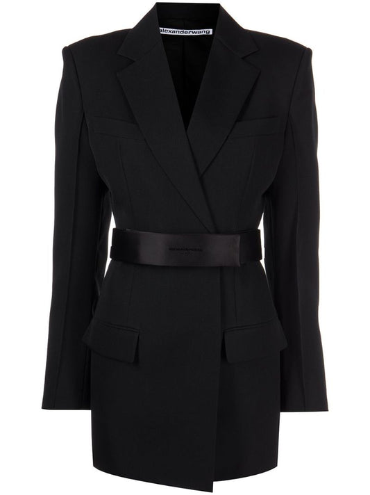 Black Tailored Blazer Dress