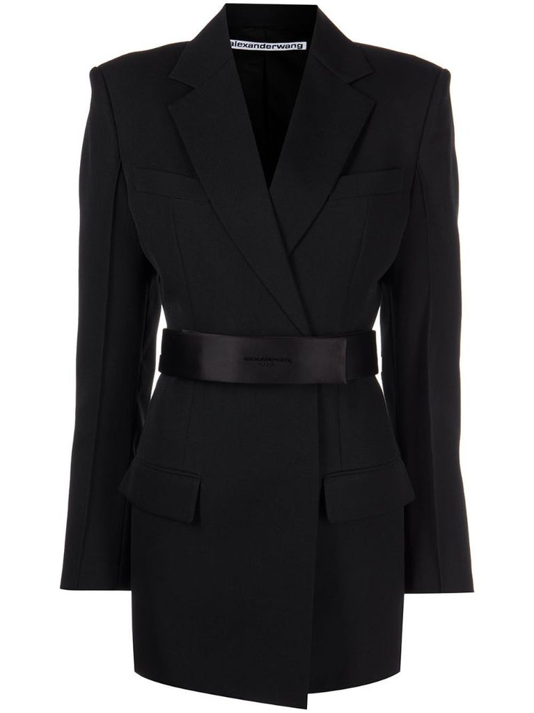 Black Tailored Blazer Dress