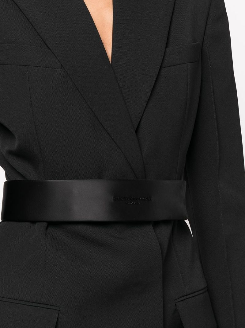 Black Tailored Blazer Dress