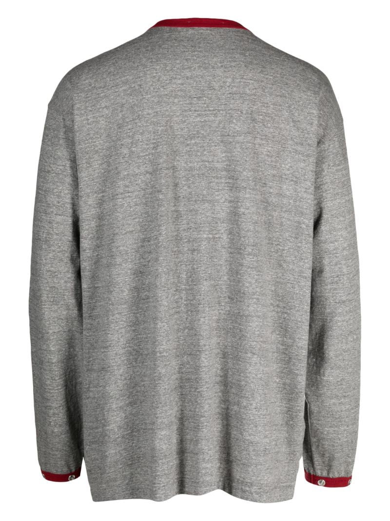 Grey Vacant World Cotton T-shirt