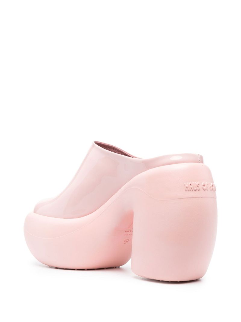 Pink Honey Bubble 120 Platform Mules