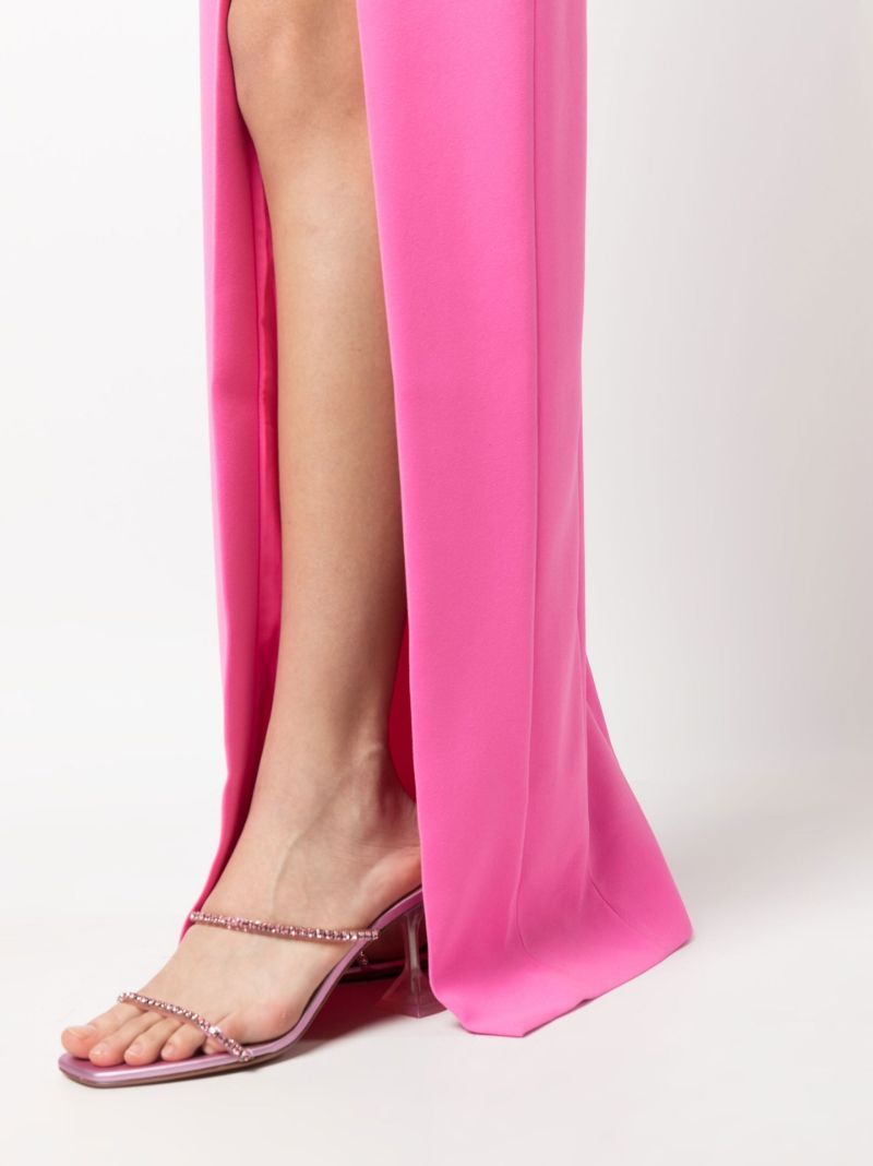 Pink Off Shoulder Gown