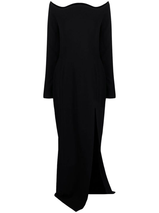 Black Off Shoulder Gown