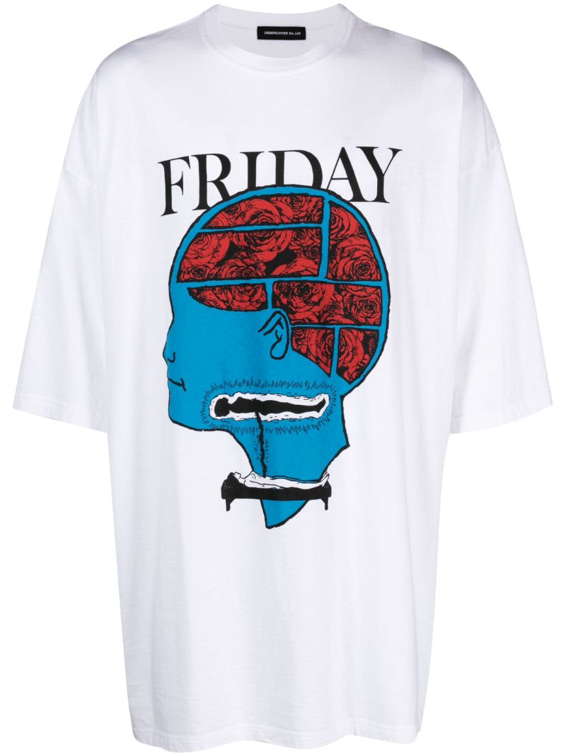 White Friday Short-sleeve Cotton T-shirt