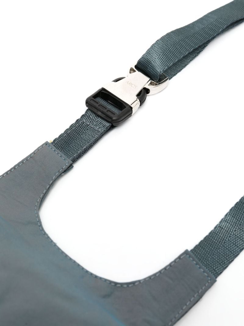 Blue Ghosting Cross Body Bag