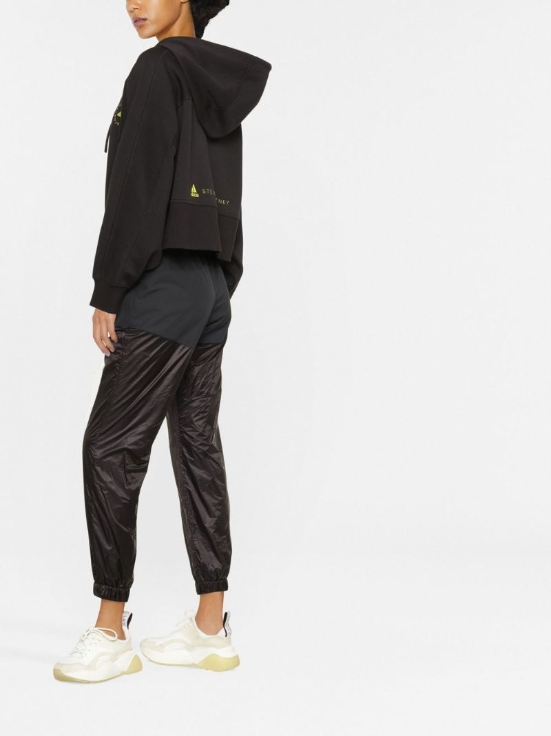Black Truelife Cropped Hoodie
