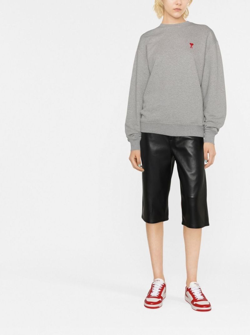 Grey Ami De Coeur Cotton Sweatshirt