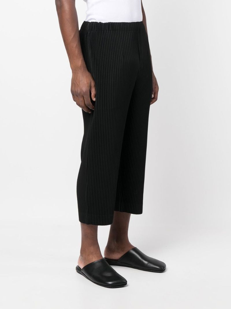 Black Mc August Straight-leg Trousers