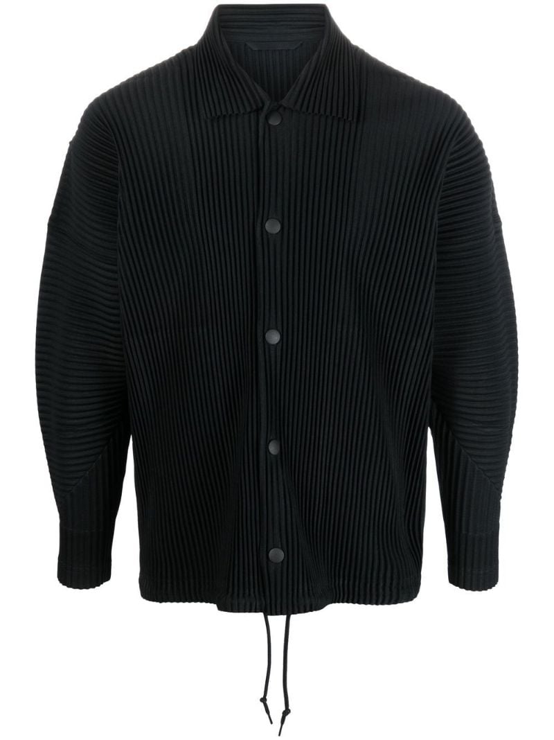 Black Mc August Pleated Shirt