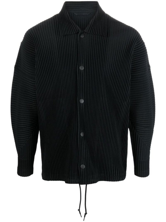 Black Mc August Pleated Shirt