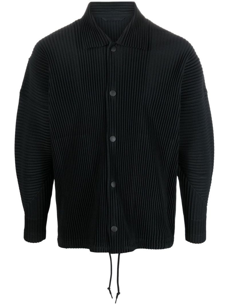 Black Mc August Pleated Shirt
