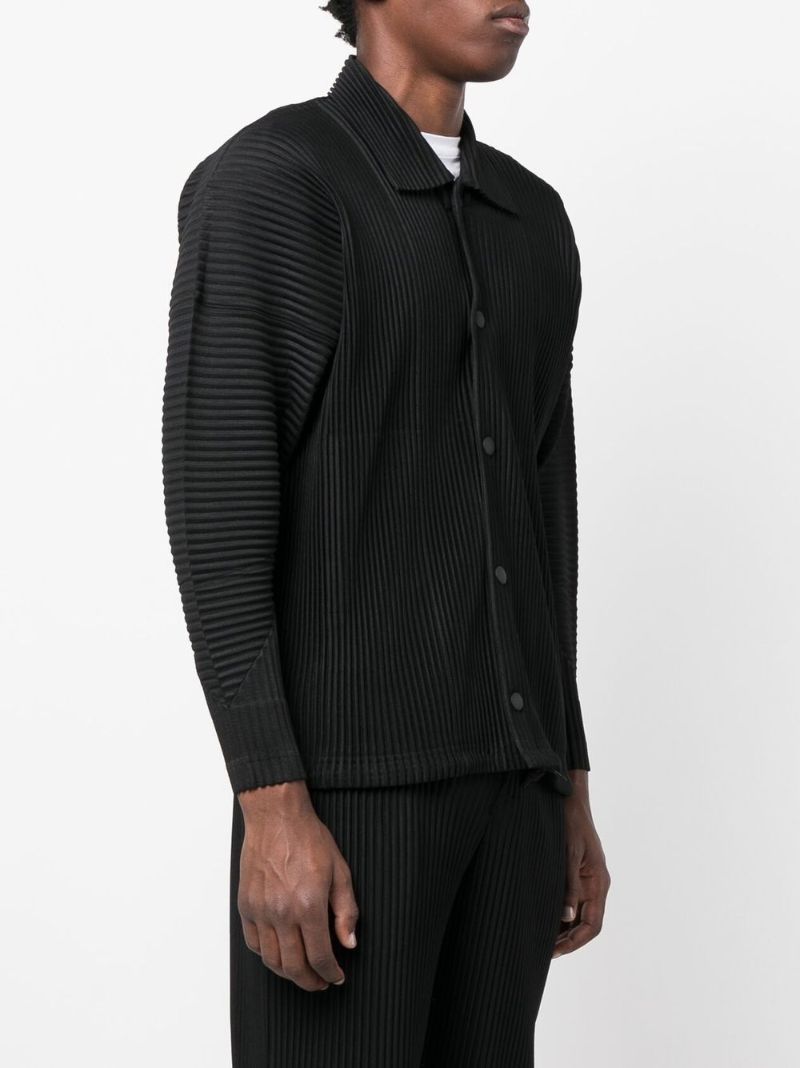 Black Mc August Pleated Shirt