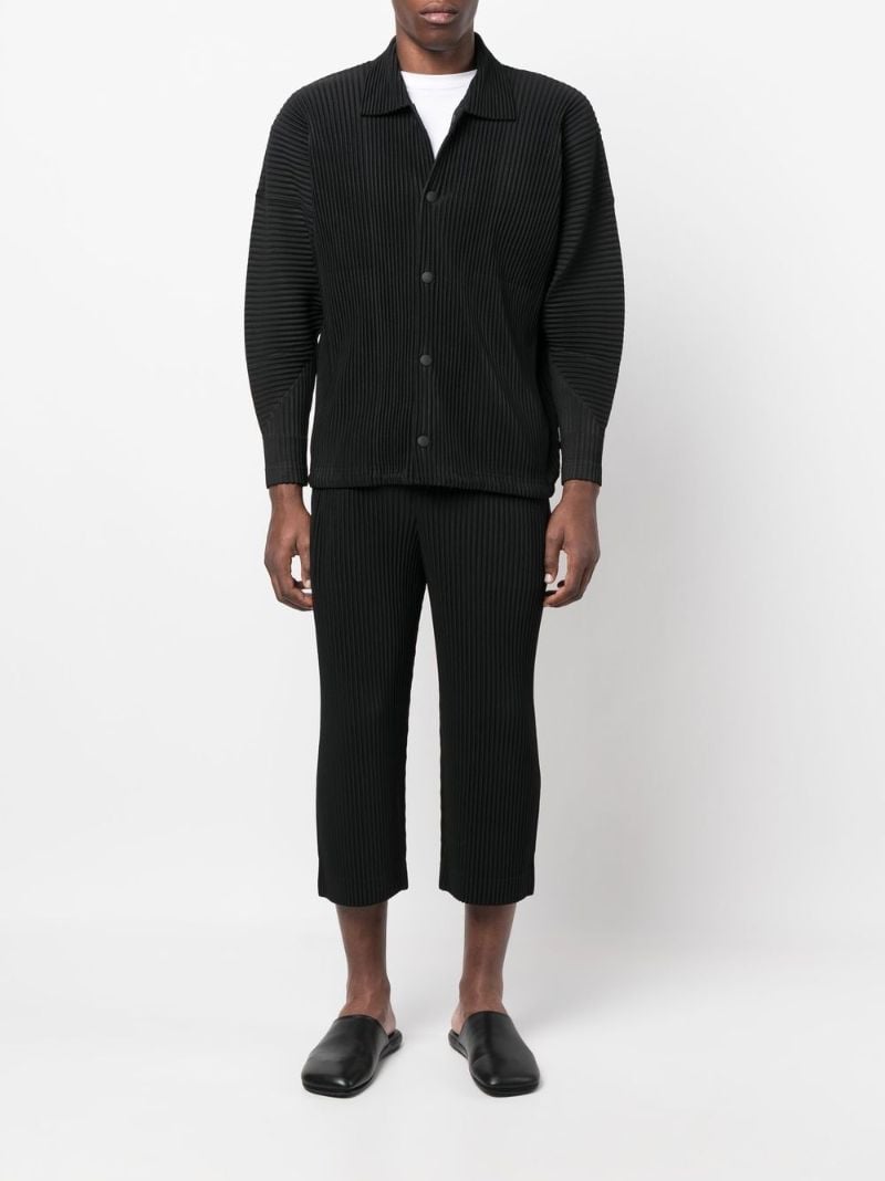 Black Mc August Pleated Shirt
