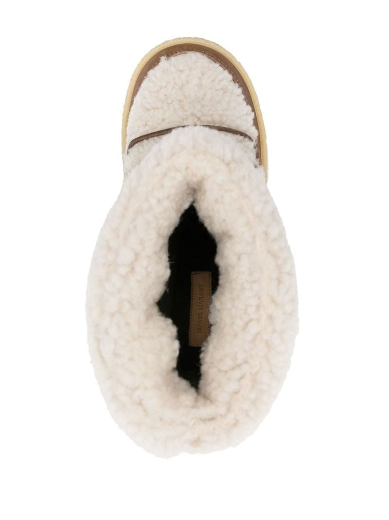Neutral Zimlee Padded Shearling Boots