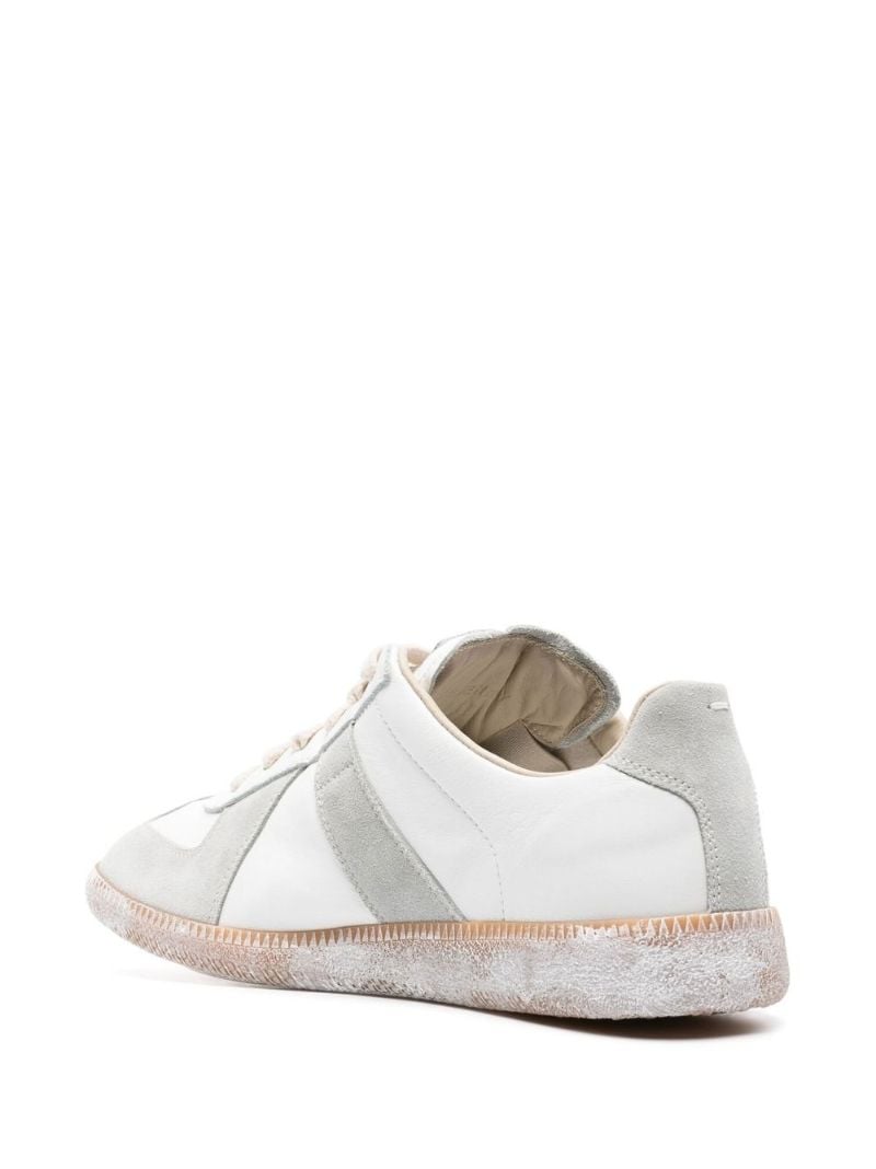 White Low-top Leather Sneakers