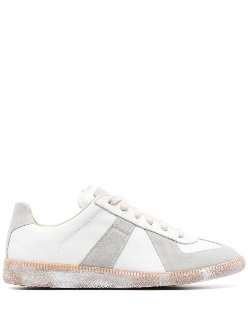 White Low-top Leather Sneakers
