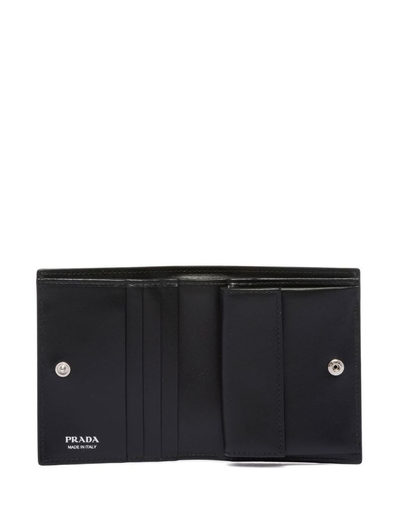 Black Logo Leather Wallet