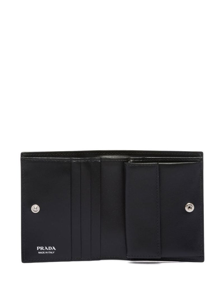 Black Logo Leather Wallet