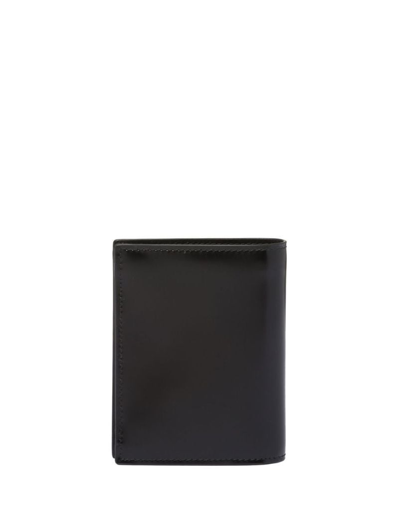 Black Logo Leather Wallet