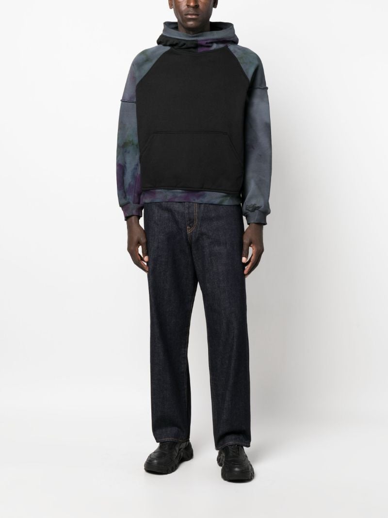 Green Wide-leg Cotton Cargo Trousers