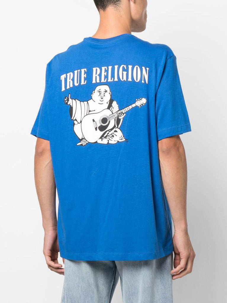 Blue Graphic Print T-shirt