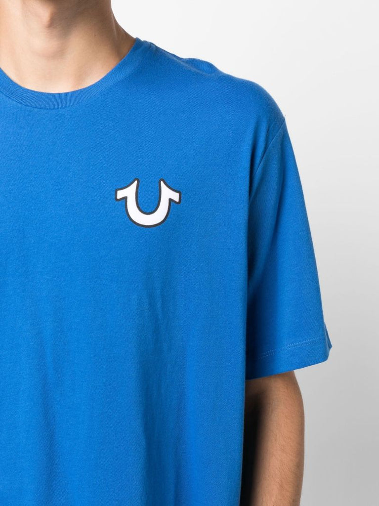 Blue Graphic Print T-shirt