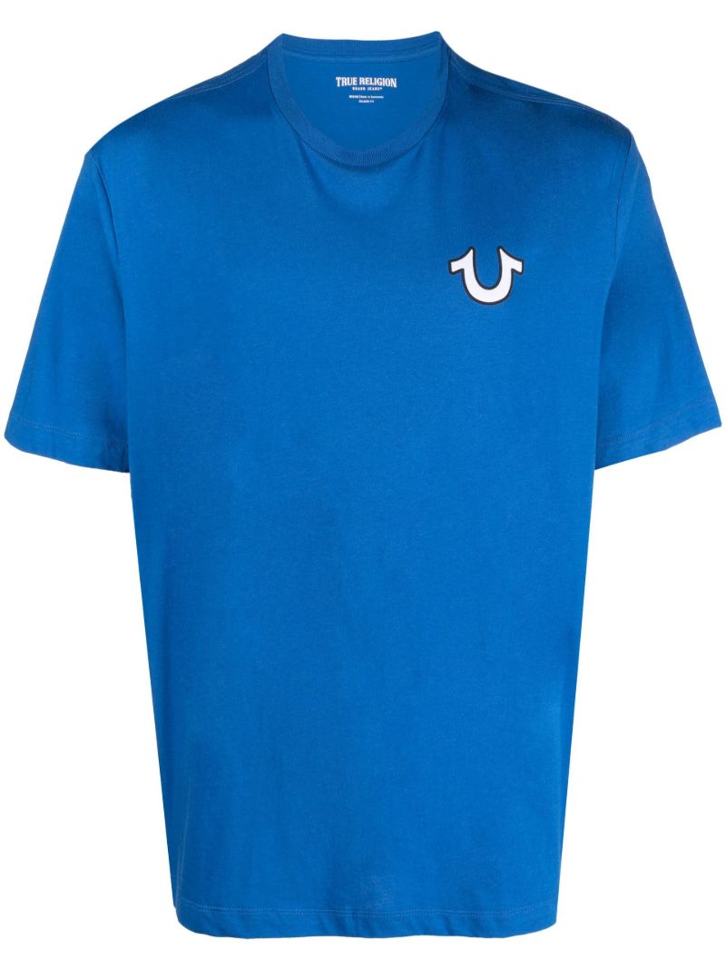 Blue Graphic Print T-shirt