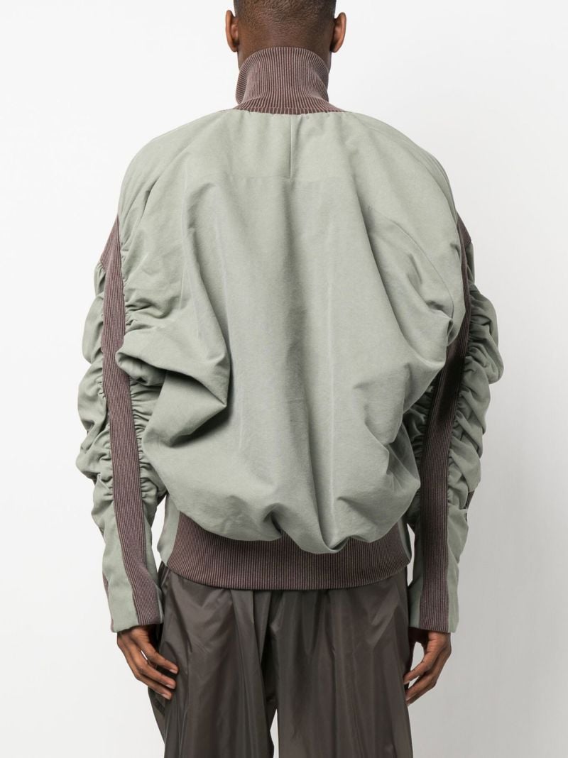Green Zip Fastening Jacket